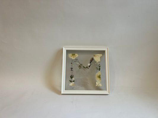 Letter Frame Double Glass 12x12